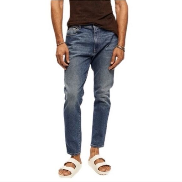 SEROYA Diego Tapered Crop Jeans Size 32 - Picture 1 of 7